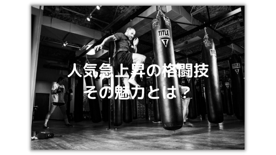 【必見】日本で今人気急上昇の格闘技とは！その魅力に迫る！
